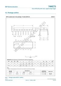 74HC73N Datasheet Page 10