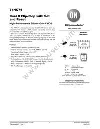 74HC74DTR2G Datasheet Cover