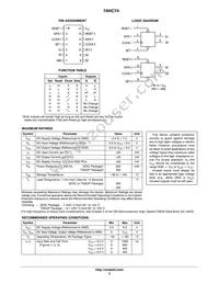 74HC74DTR2G Datasheet Page 2