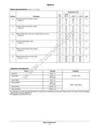 74HC74DTR2G Datasheet Page 4