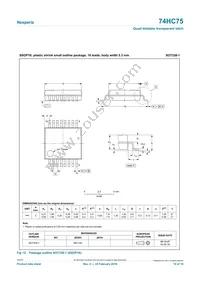 74HC75DB Datasheet Page 14