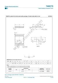 74HC75N Datasheet Page 17