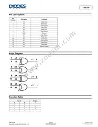 74HC86S14-13 Datasheet Page 2