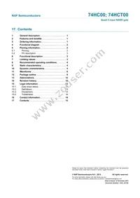 74HCT00N Datasheet Page 16