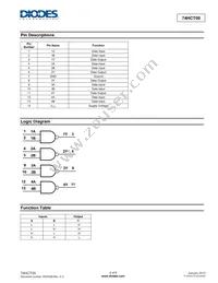 74HCT00S14-13 Datasheet Page 2