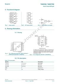74HCT02D/AUJ Datasheet Page 2