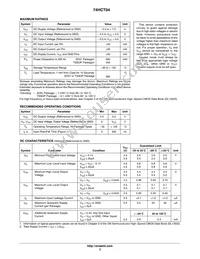 74HCT04DTR2G Datasheet Page 3