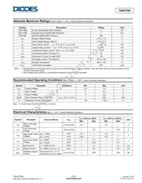 74HCT04S14-13 Datasheet Page 3