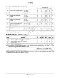 74HCT08DTR2G Datasheet Page 3