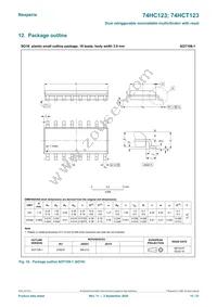 74HCT123D/AUJ Datasheet Page 15