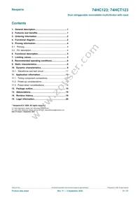 74HCT123D/AUJ Datasheet Page 21