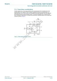 74HCT123D-Q100 Datasheet Page 14