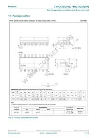 74HCT123D-Q100 Datasheet Page 15