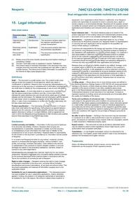 74HCT123D-Q100 Datasheet Page 19