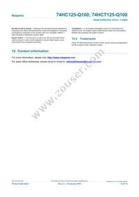 74HCT125PW-Q100J Datasheet Page 14