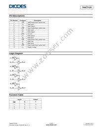 74HCT125T14-13 Datasheet Page 2