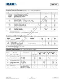 74HCT125T14-13 Datasheet Page 3