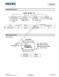 74HCT125T14-13 Datasheet Page 5