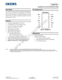 74HCT126S14-13 Datasheet Cover