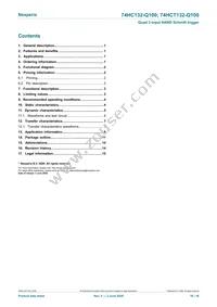74HCT132D-Q100 Datasheet Page 16