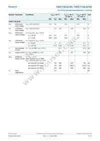 74HCT138BQ-Q100 Datasheet Page 6