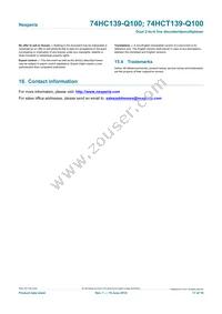 74HCT139DB-Q100J Datasheet Page 17