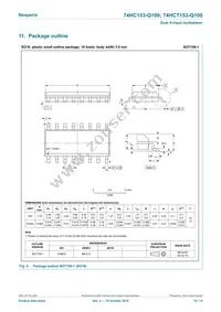 74HCT153D-Q100J Datasheet Page 10