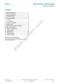 74HCT153D-Q100J Datasheet Page 14