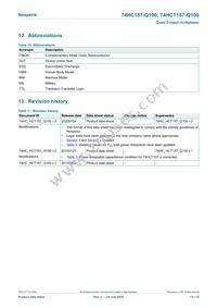 74HCT157BQ-Q100 Datasheet Page 13