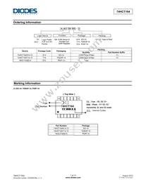 74HCT164D14 Datasheet Page 7