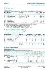 74HCT165D-Q100 Datasheet Page 5