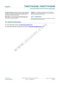 74HCT174D-Q100J Datasheet Page 15