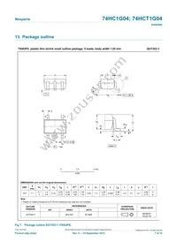 74HCT1G04GV Datasheet Page 7