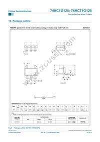 74HCT1G125GW Datasheet Page 13