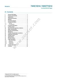 74HCT1G14GW-Q100H Datasheet Page 16