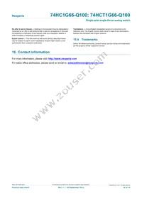 74HCT1G66GW-Q100H Datasheet Page 18