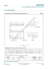 74HCT221D Datasheet Page 15