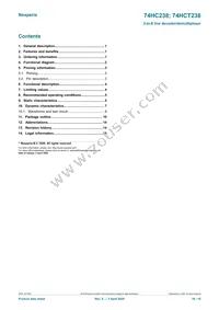 74HCT238DB Datasheet Page 16