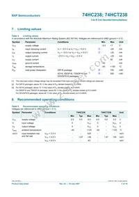 74HCT238N Datasheet Page 5