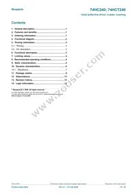 74HCT240DB Datasheet Page 15