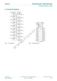 74HCT245D-Q100J Datasheet Page 2