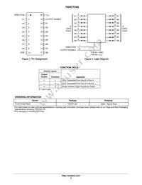 74HCT245DTR2G Datasheet Page 2