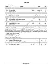 74HCT245DTR2G Datasheet Page 3