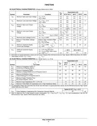 74HCT245DTR2G Datasheet Page 4