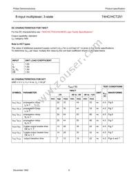 74HCT251N Datasheet Page 6