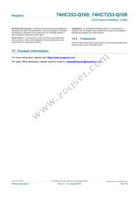 74HCT253D-Q100 Datasheet Page 14
