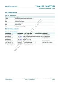 74HCT257N Datasheet Page 15