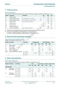 74HCT259BQ-Q100 Datasheet Page 5