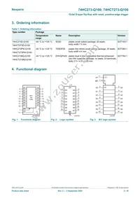 74HCT273BQ-Q100X Datasheet Page 2