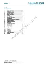 74HCT280DB Datasheet Page 15